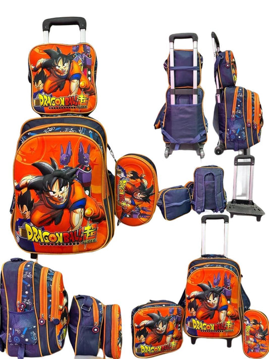 Maleta Escolar, lonchera y cartuchera (COMBO)